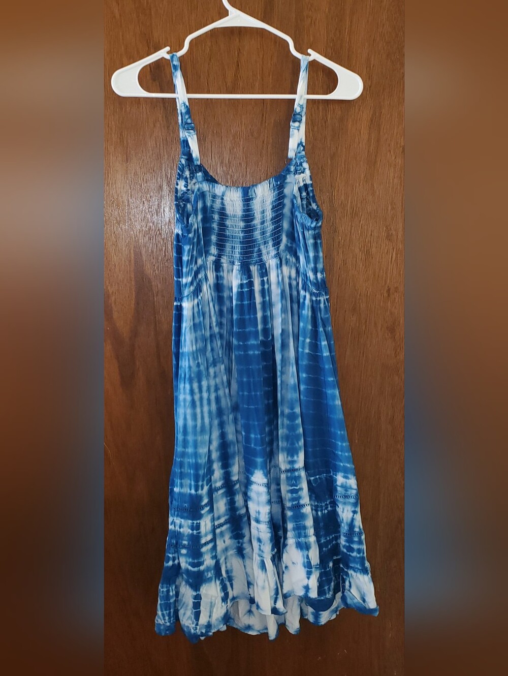 Torrid Plus Sz 1 Blue Tie-Dye Sundress - Picture 3 of 3